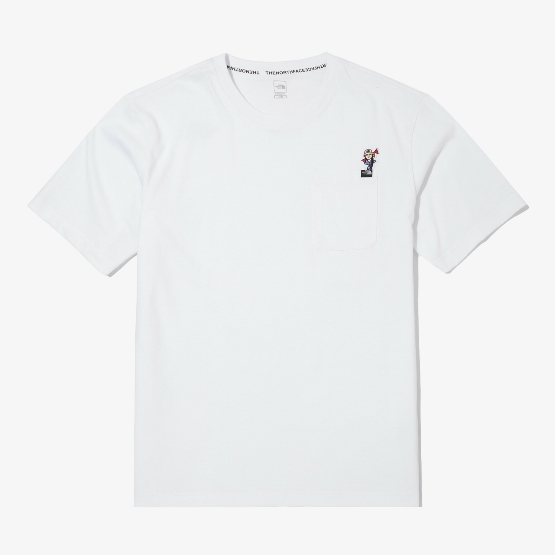 THE NORTH FACE CAMPGROUND POCKET 白色 口袋 短袖 短T NT7UN24C