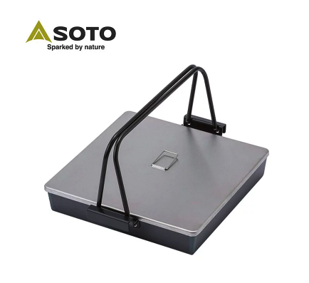 【日本SOTO】 雙口爐專用鐵烤盤 ST-526GS