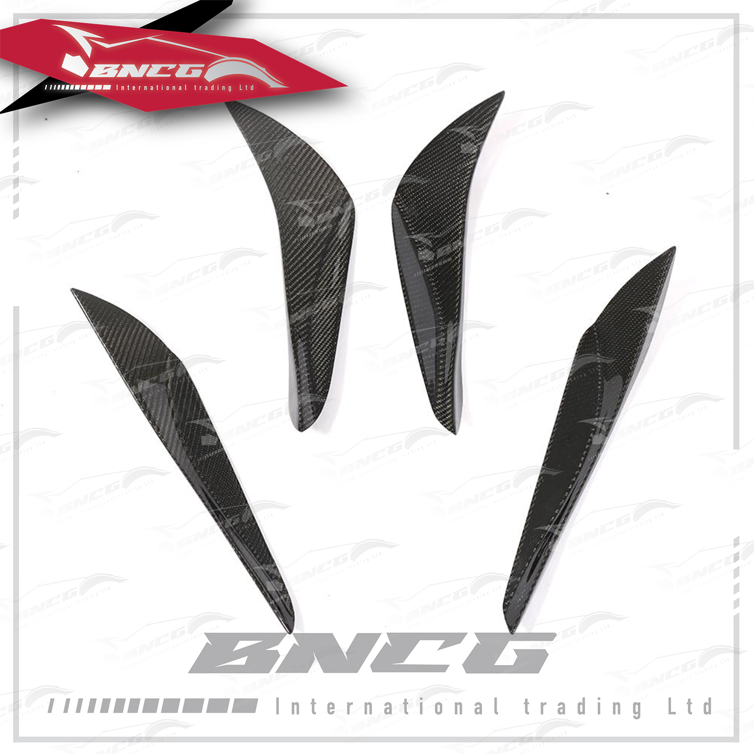 豐田 Toyota 86 速霸陸 Subaru BRZ 改裝 卡夢 碳纖維 外觀件 空力套件 前保桿 風刀 4件套