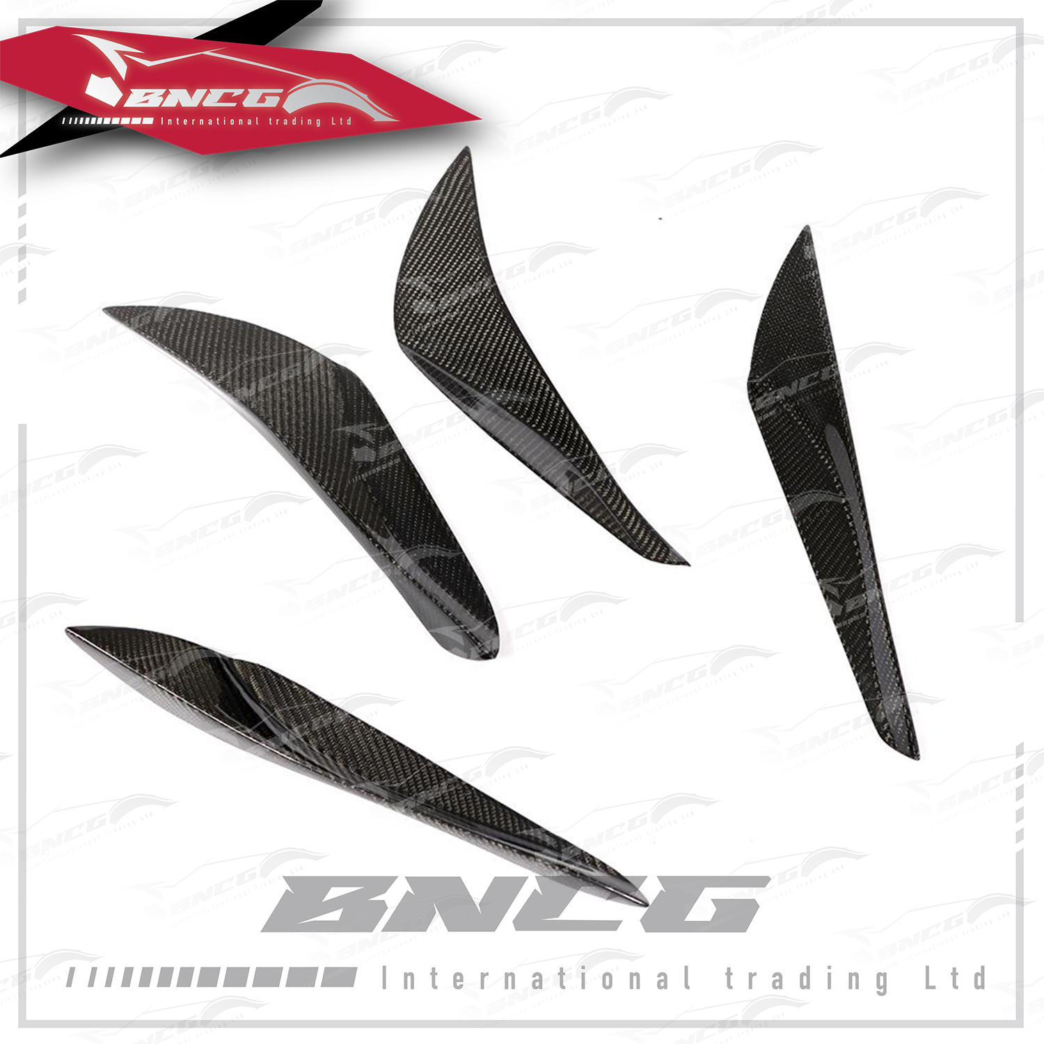 豐田 Toyota 86 速霸陸 Subaru BRZ 改裝 卡夢 碳纖維 外觀件 空力套件 前保桿 風刀 4件套