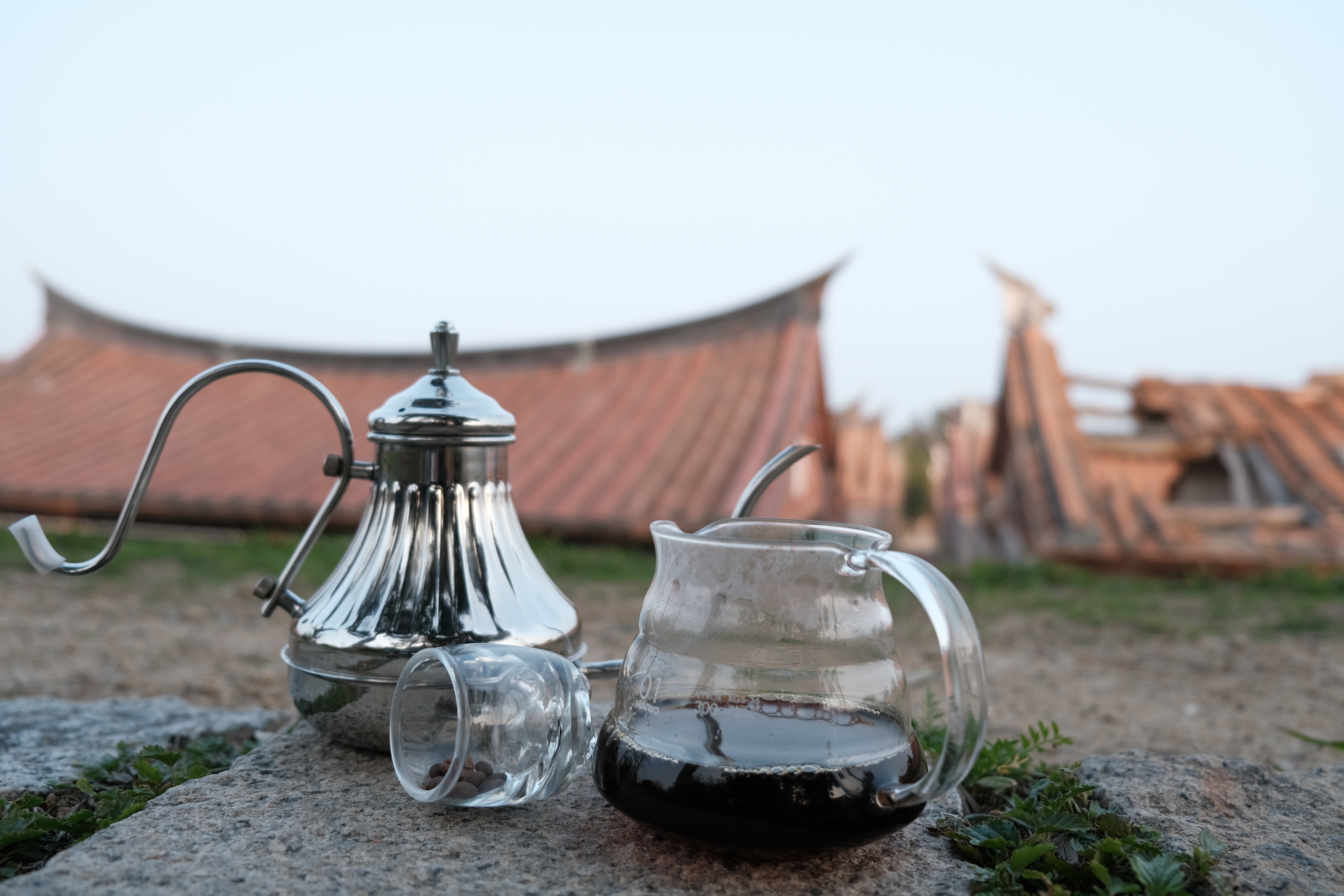 咖啡,閩南建築,金門,酒漬咖啡