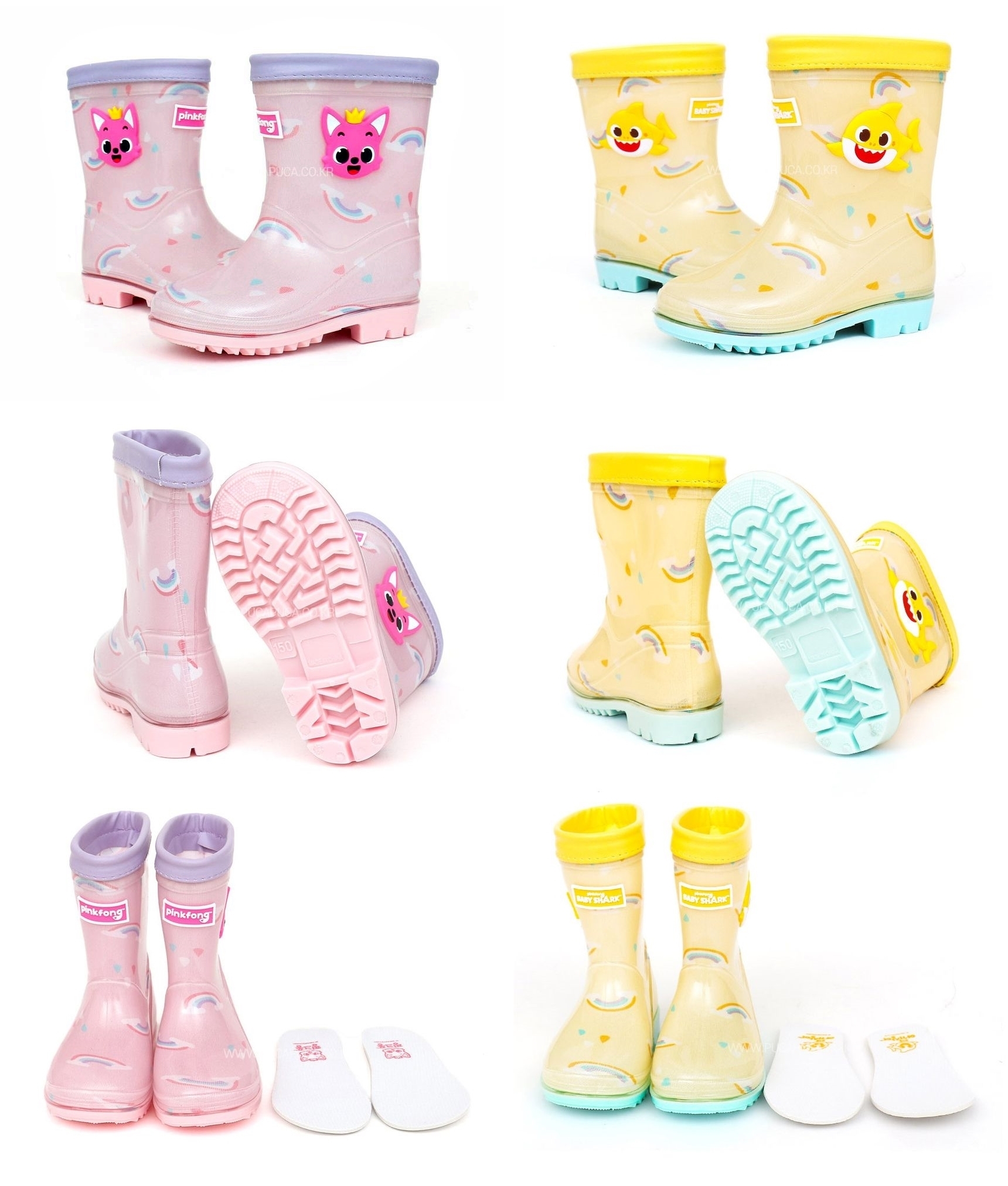 韓國直送 🇰🇷 Baby Shark/Pinkfong 小童水鞋/雨靴