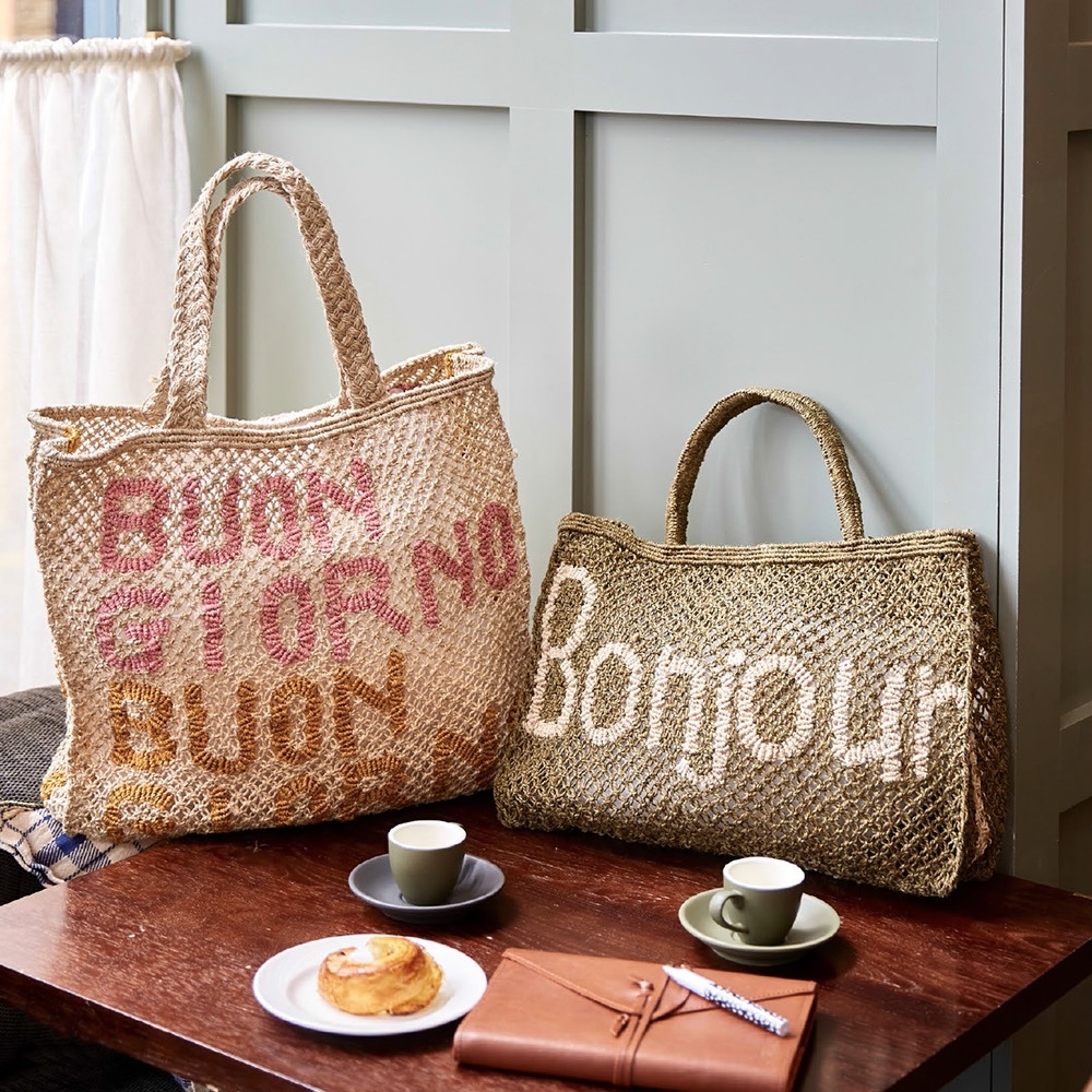 The Jacksons,手工編織包,字母包,編織包,藤編包,夏天包包,手工包