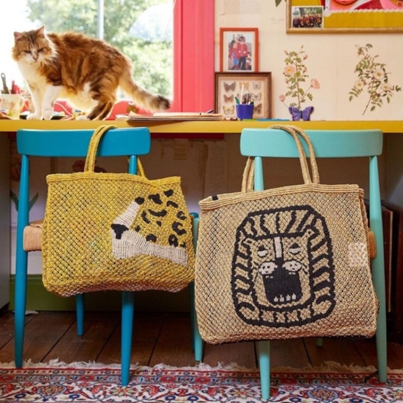The Jacksons,手工編織包,字母包,編織包,藤編包,夏天包包,手工包