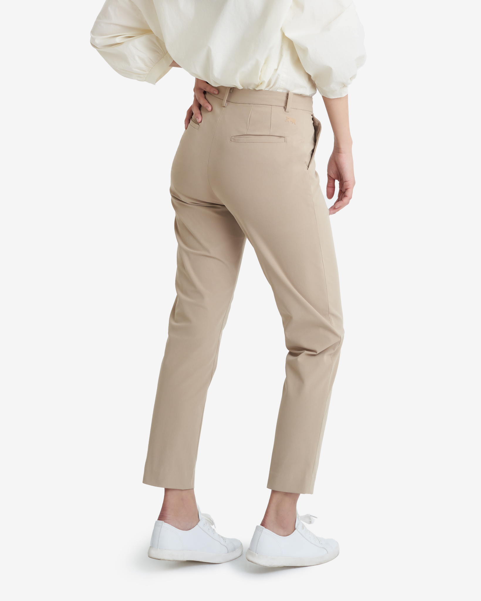 托瑪斯女都會長褲 (卡其色)