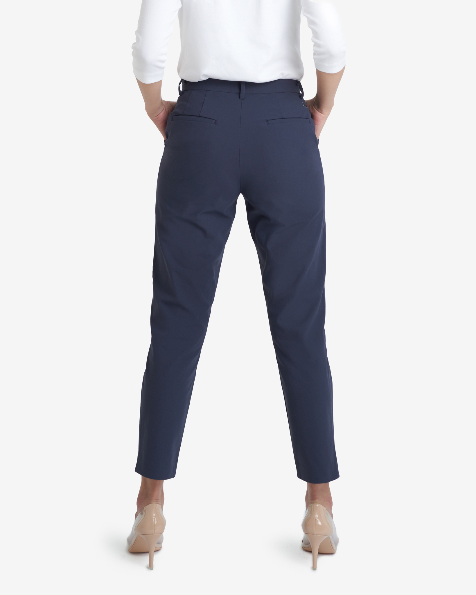 托瑪斯女都會長褲 (藍灰色)