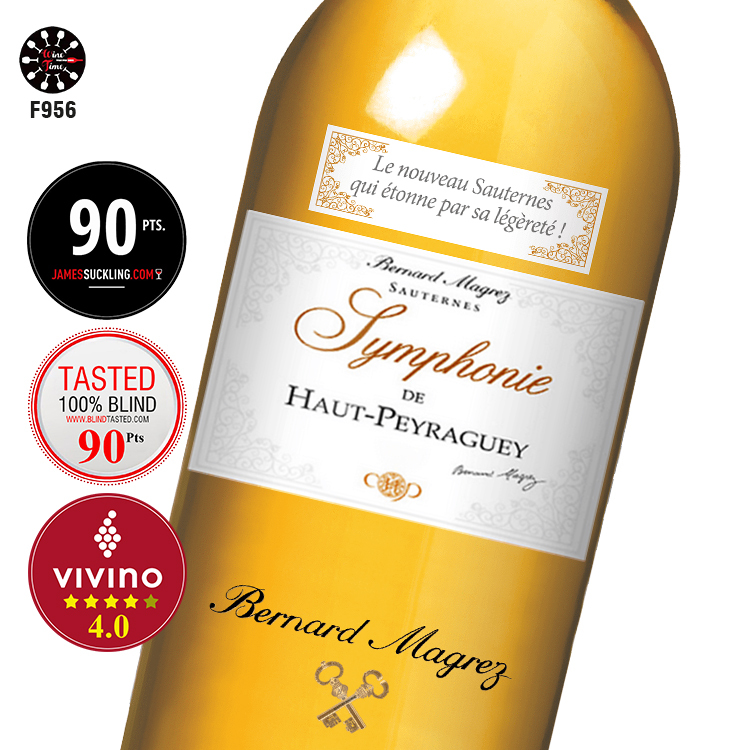Symphonie de Haut Peyraguey 2016｜Sauternes｜驚艷靚年2016｜1855 Premier Cru Classe｜JS 90pts｜Andreas Larsson 90pts｜Vivino 4.0