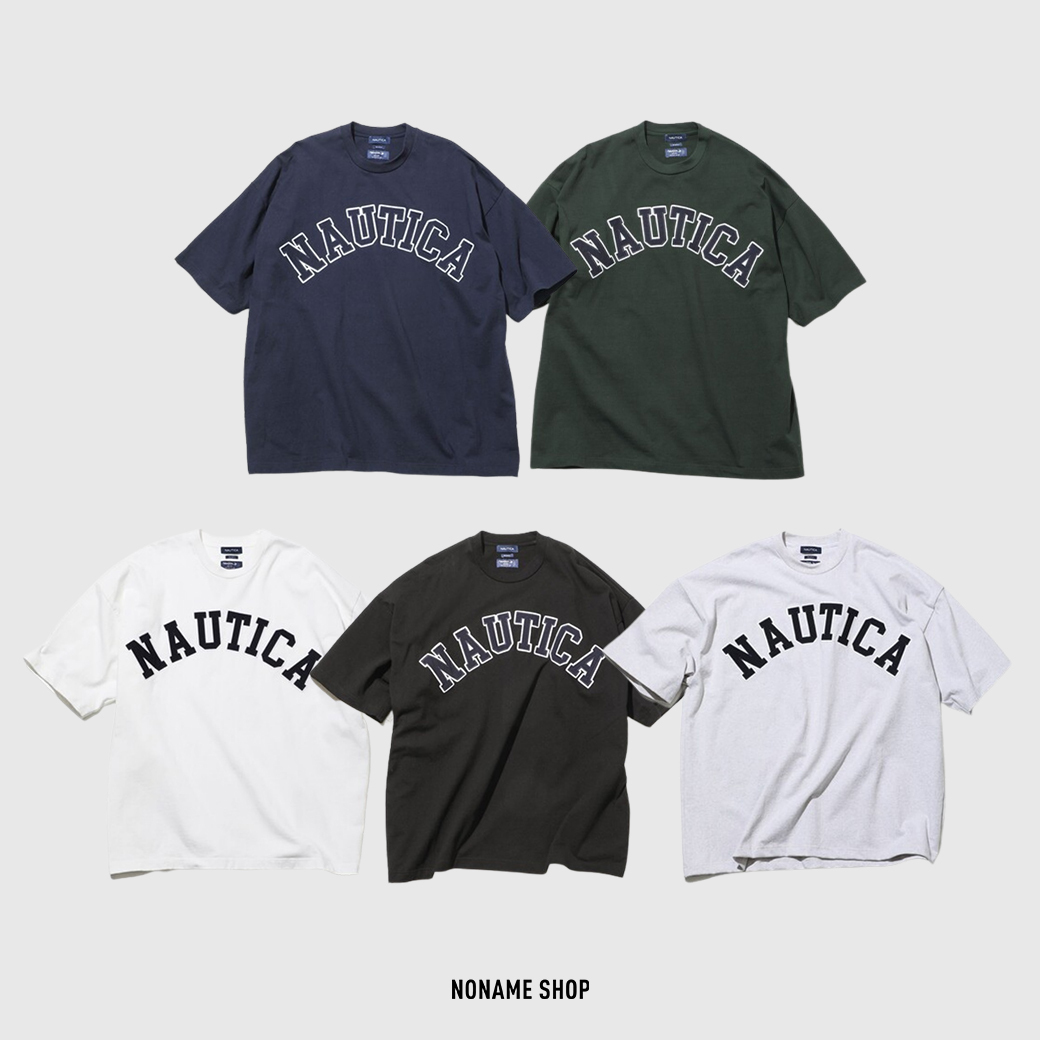 NAUTICA “TOO HEAVY” Arch Logo 厚磅短T 五色