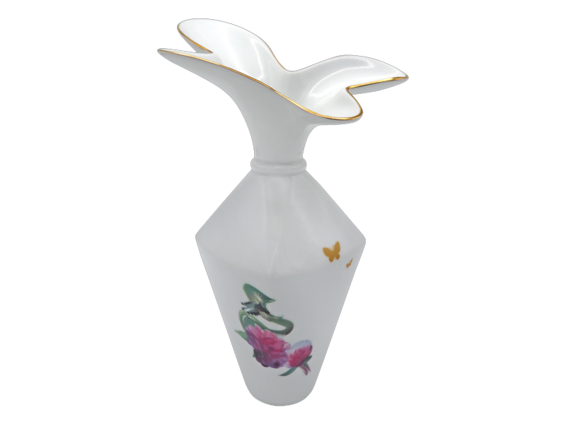 V34-3D立體台灣藍鵲印象天燈瓶