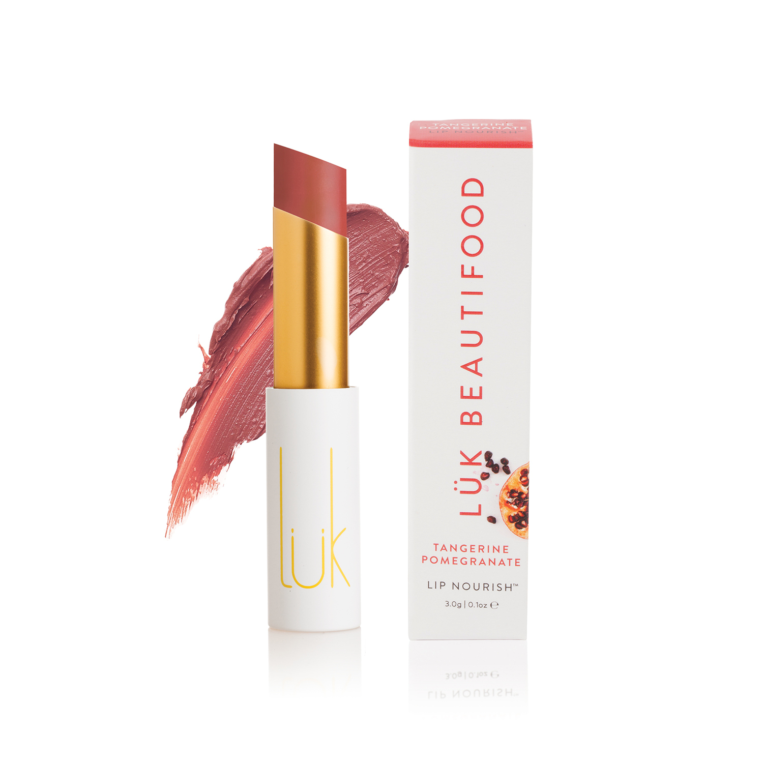 NATURAL LIP NOURISH™ #TANGERINE POMEGRANATE | LUK BEAUTIFOOD