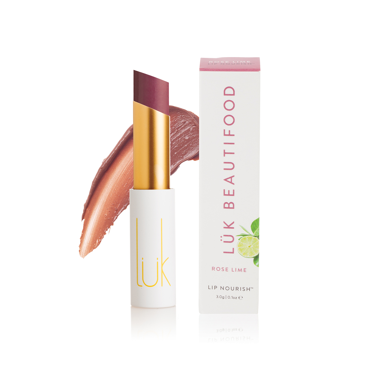 NATURAL LIP NOURISH™ #ROSE LIME | LUK BEAUTIFOOD
