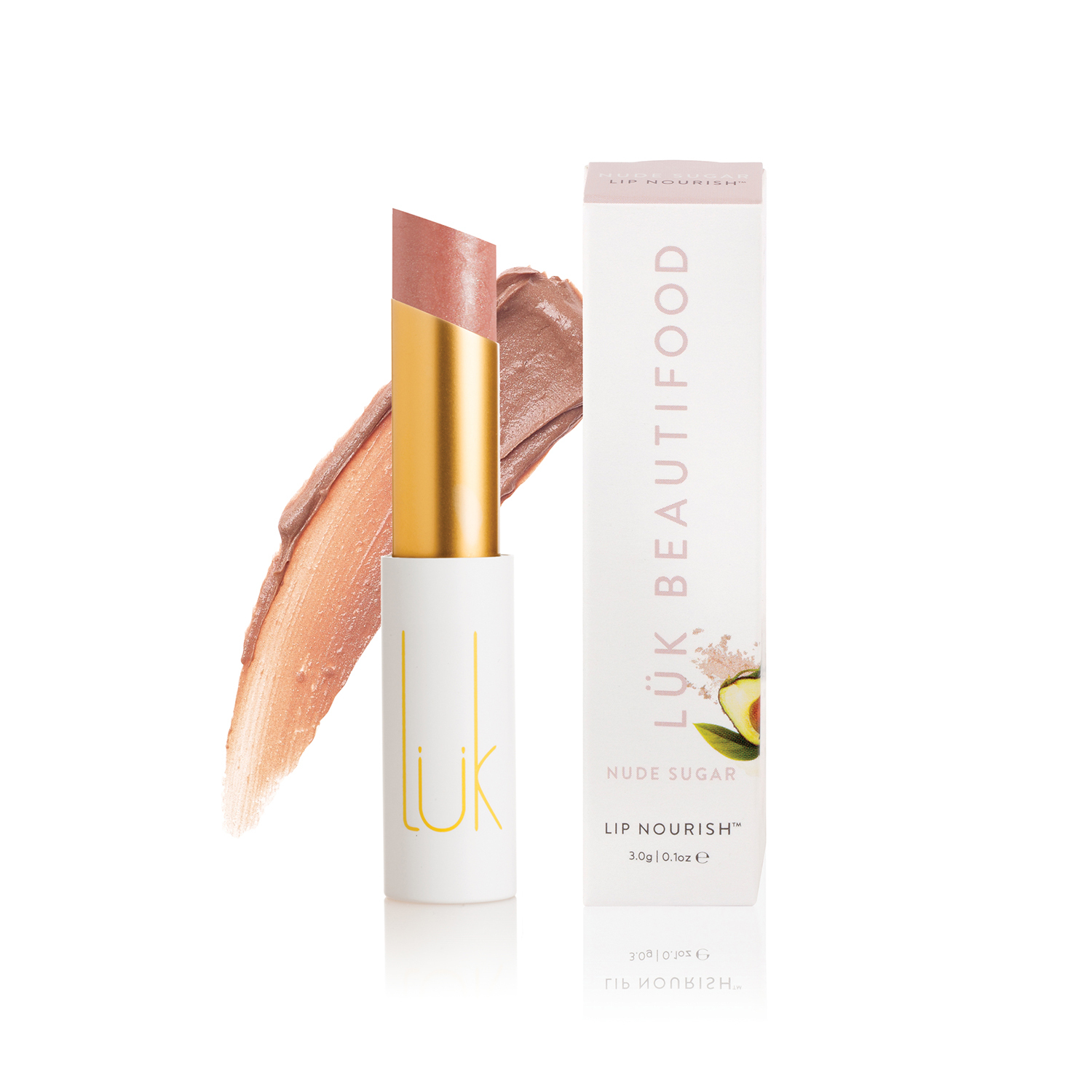 NATURAL LIP NOURISH™ #NUDE SUGAR | LUK BEAUTIFOOD