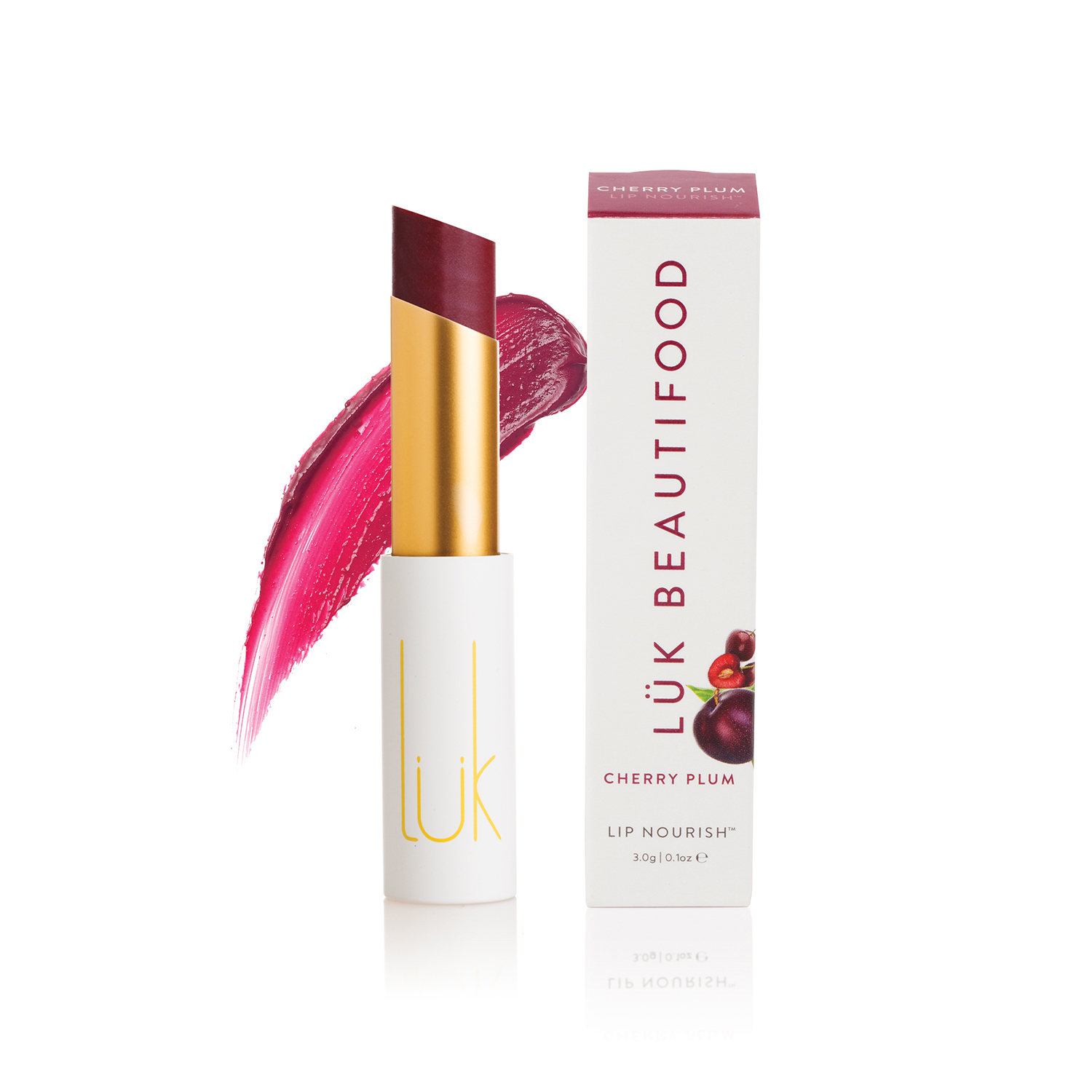 NATURAL LIP NOURISH™ #CHERRY PLUM | LUK BEAUTIFOOD