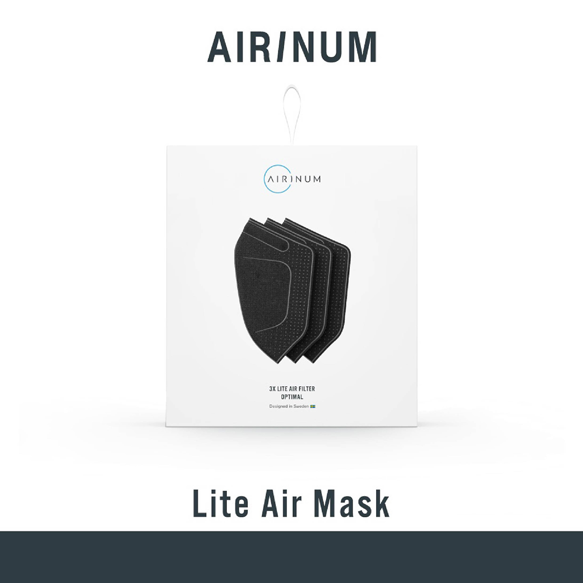 【 AIRINUM | Lite Air Mask 科技口罩 - 優選型替換濾芯 (三片裝) 】