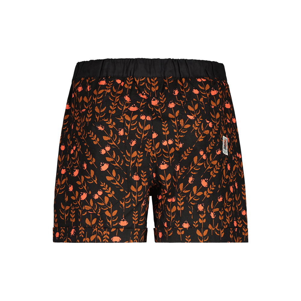 【MALOJA】女有機棉印花多功能短褲 / 22MA33456-[藍、黑]