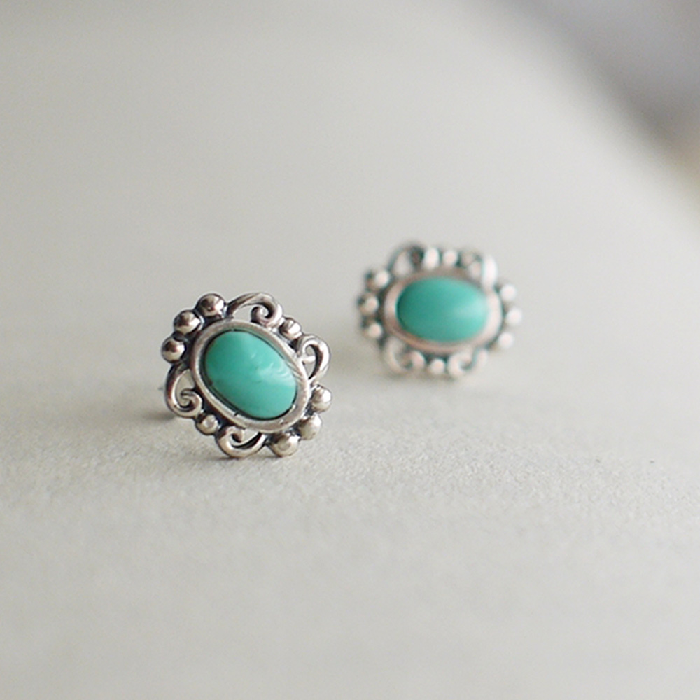 伊莉莎白純銀耳環/SE575