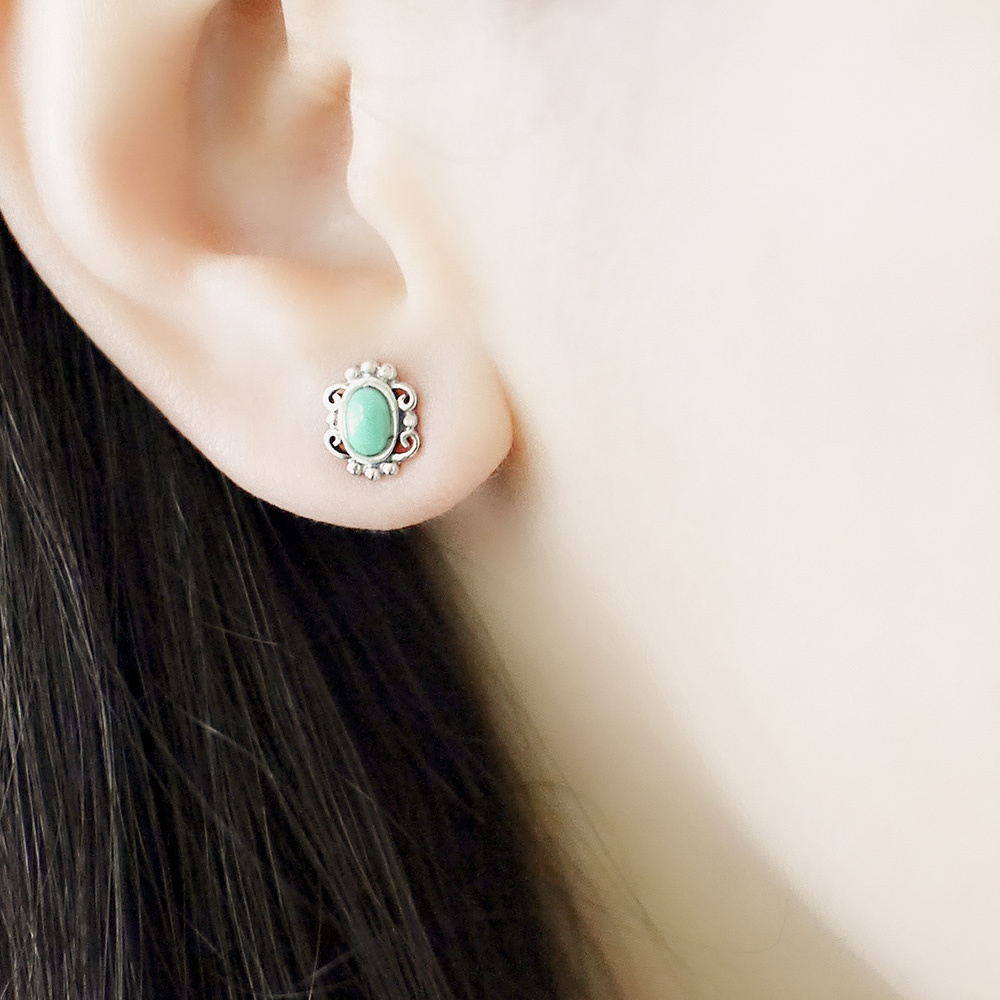 伊莉莎白純銀耳環/SE575