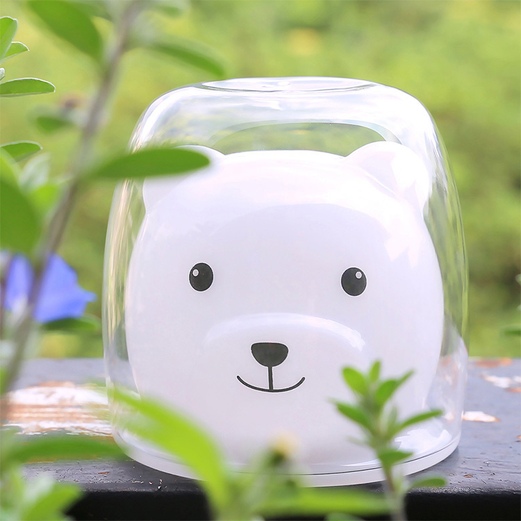 雙層玻璃熊熊杯(250ml)