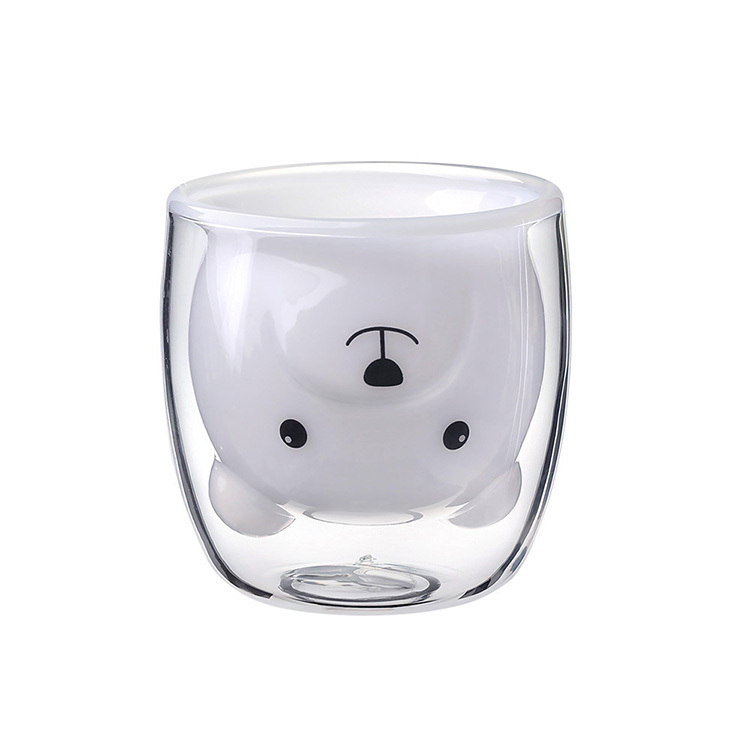 雙層玻璃熊熊杯(250ml)