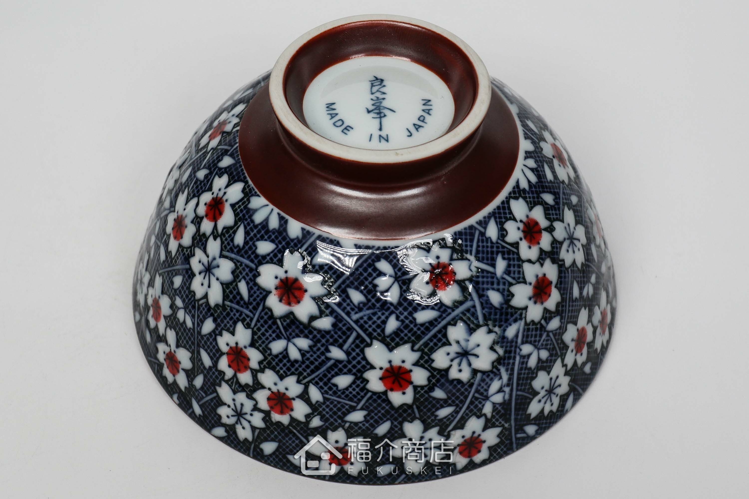 櫻花紋路造型飯碗