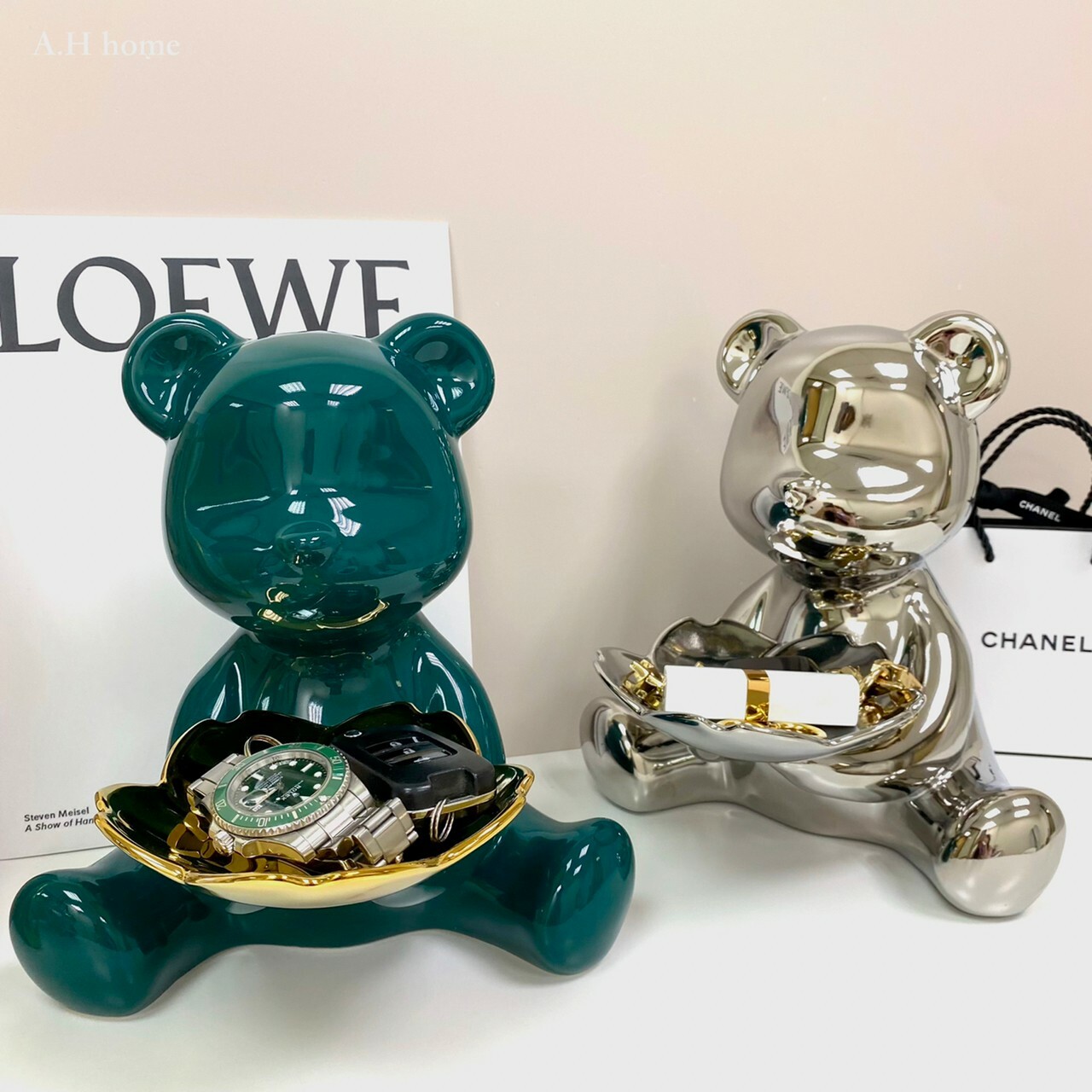 【ＡＨ701】北歐小熊收納擺件