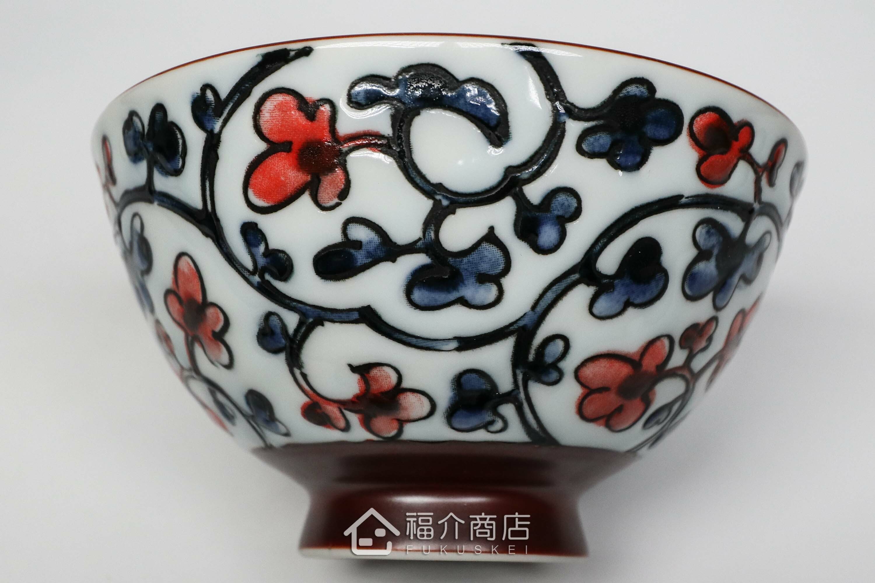 藤蔓紋路造型飯碗