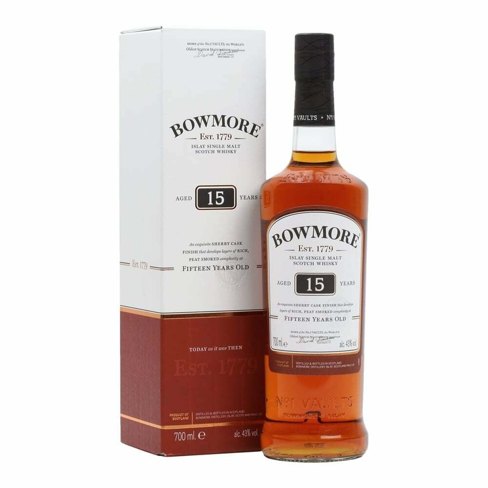 波摩15年單一純麥威士忌 Bowmore 15 Years Single Malt Whisky