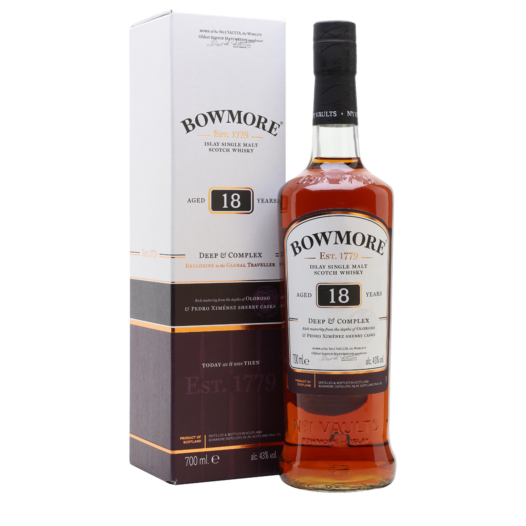 波摩18年單一純麥威士忌 Bowmore 18 Years Single Malt Whisky