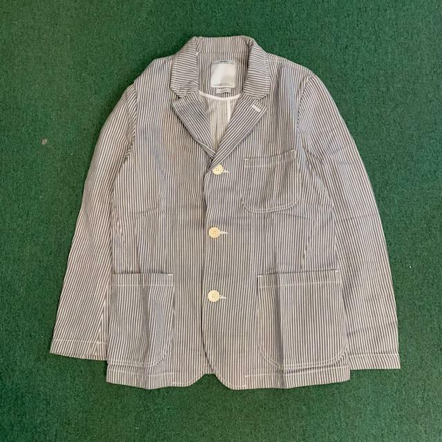 ⚠️ON SALE: VISVIM WHITE/GRAY ACADEMIA BLAZER (HICKORY) - SIZE L IN STOCK NOW (現貨發售中)
