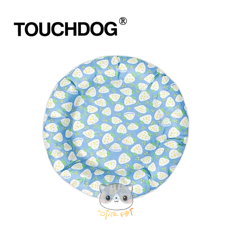 Touchdog - Summer Cooling Mat (Blue with Strawberry)