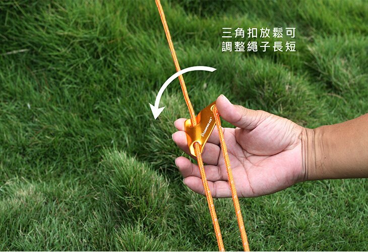 Camping Ace 野樂 ARC-113-3 大三角繩扣(10入)  扣件 掛勾 戶外露營/帳篷配件/露營工具 79CARC113