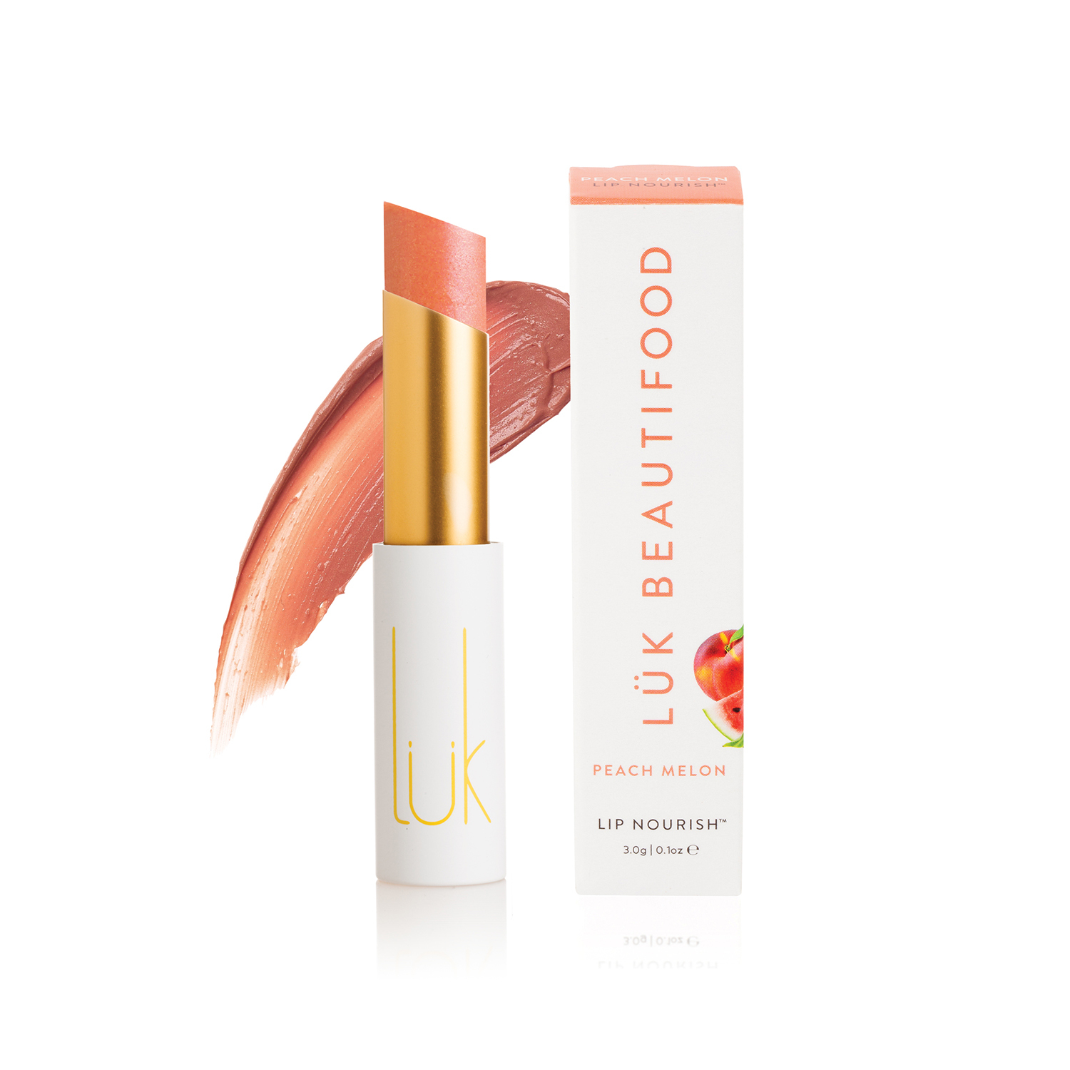 NATURAL LIP NOURISH™ #PEACH MELON | LUK BEAUTIFOOD