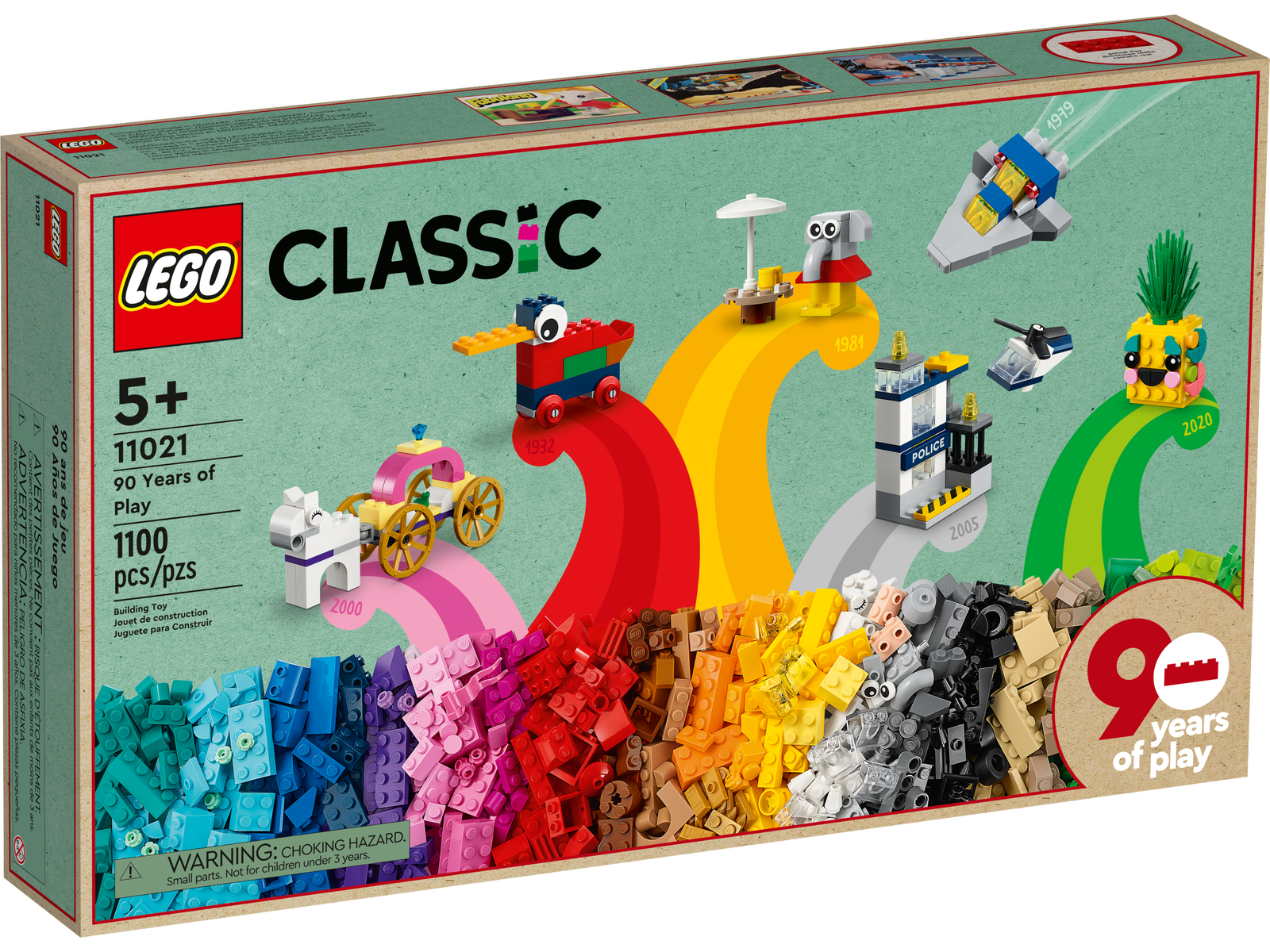 LEGO 11021 90 Years of Play - 90 年的玩樂 (Classic)