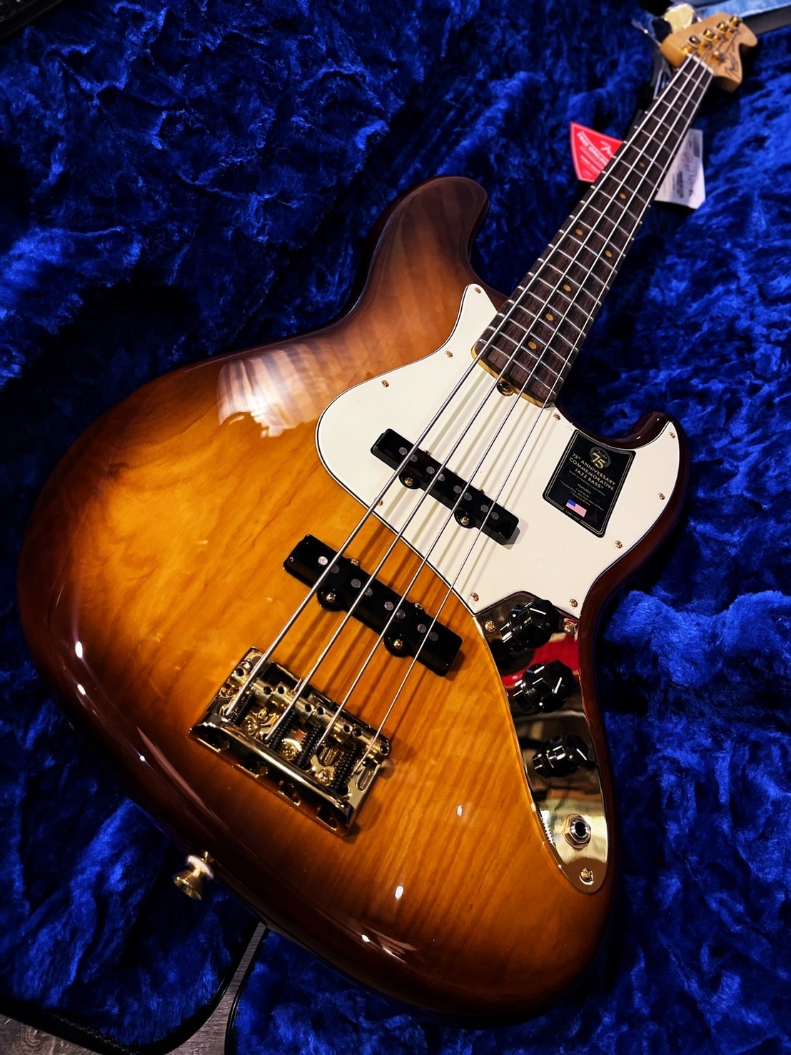 Fender American 75周年 限量紀念版 電貝斯 J bass RW 2CB