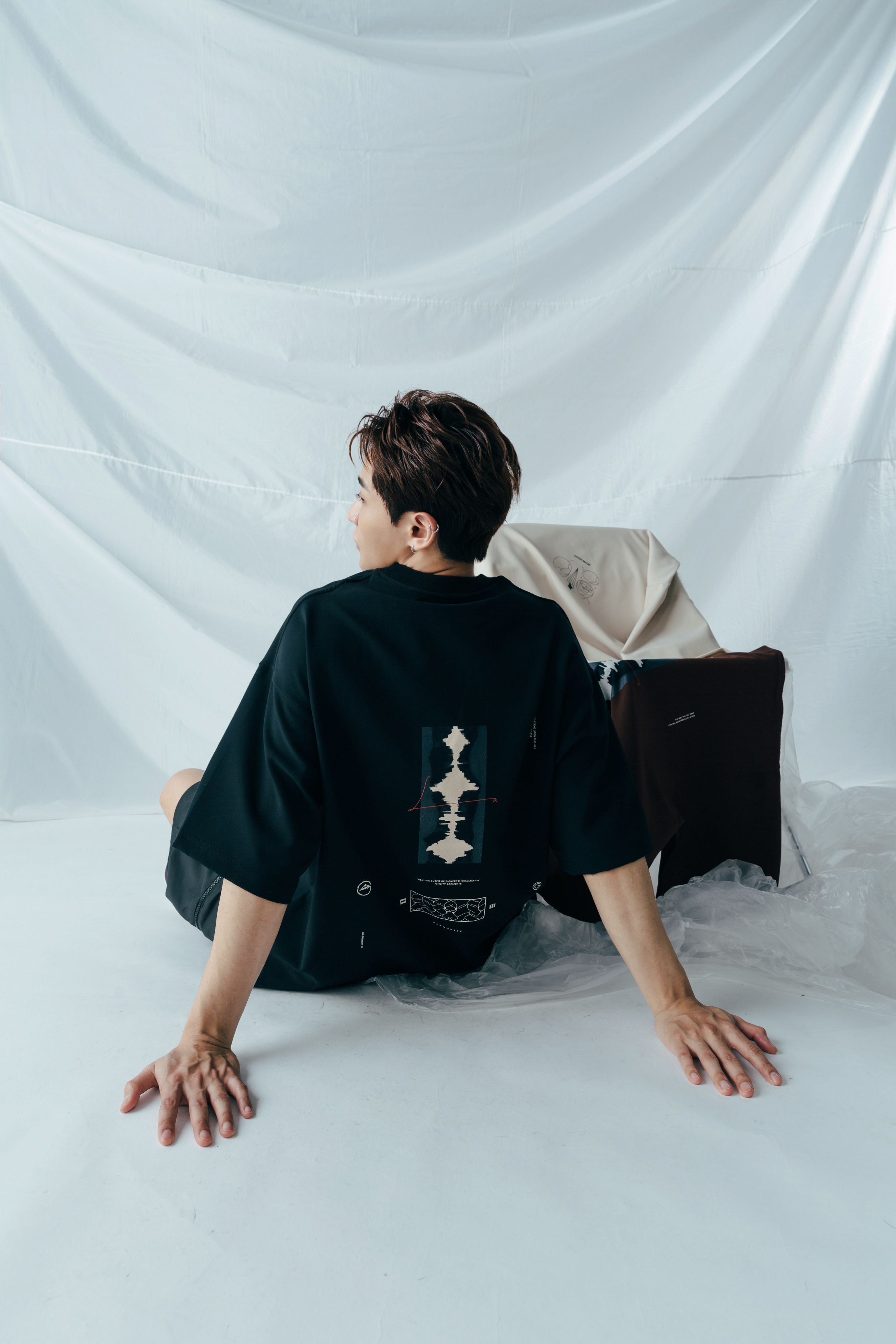 トップス goopimade acryps long T shirts GOOPiMADE - GOOPiMADE® “G_model-01” 3D Long Sleeve Pocket T