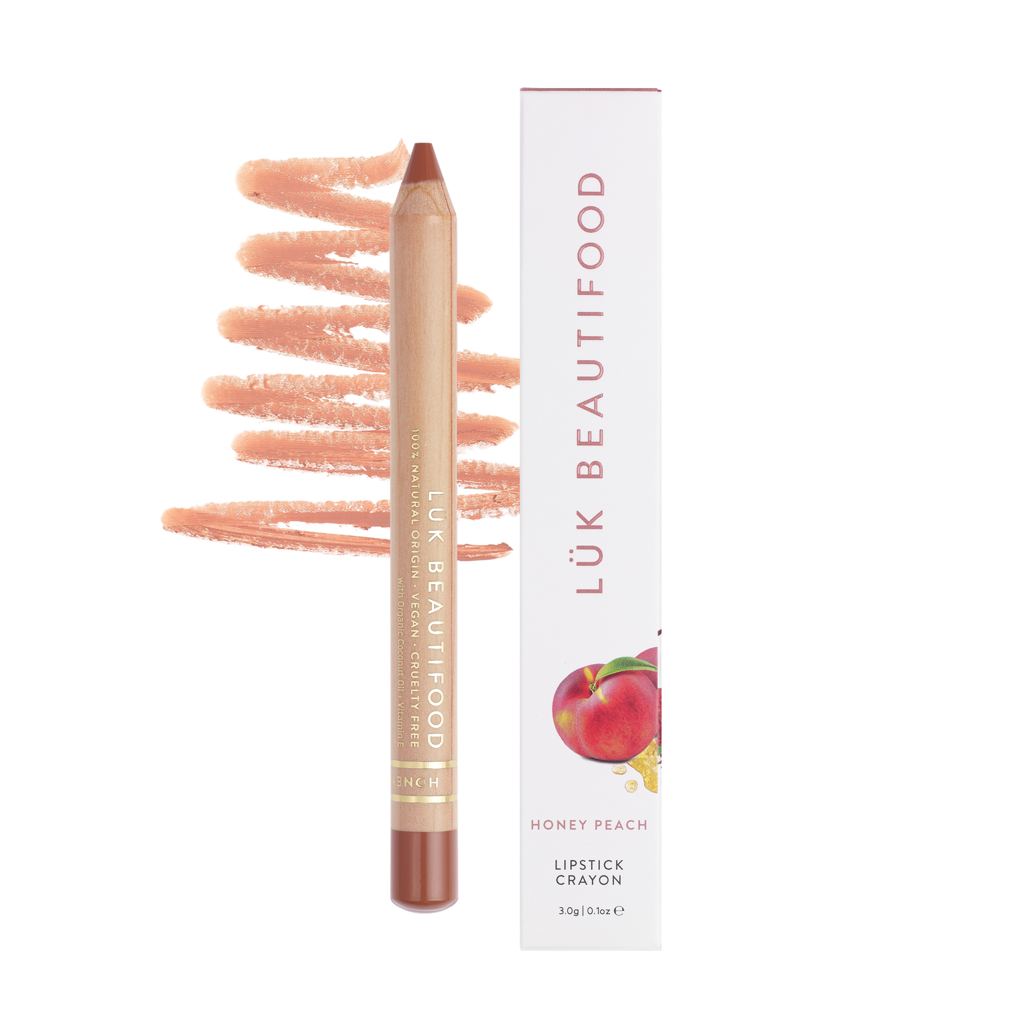 LIPSTICK CRAYON #HONEY PEACH | LUK BEAUTIFOOD
