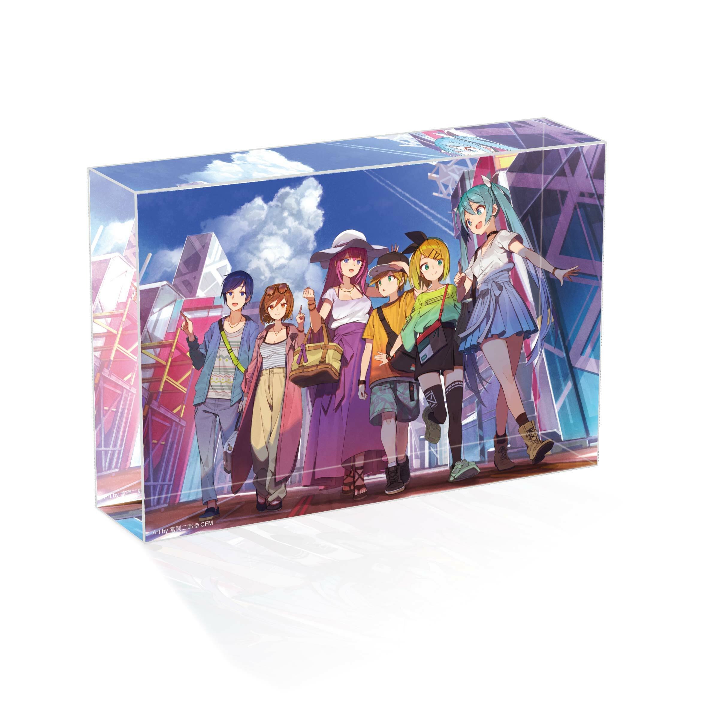 初音未來-壓克力磚-街景款（富岡二郎）