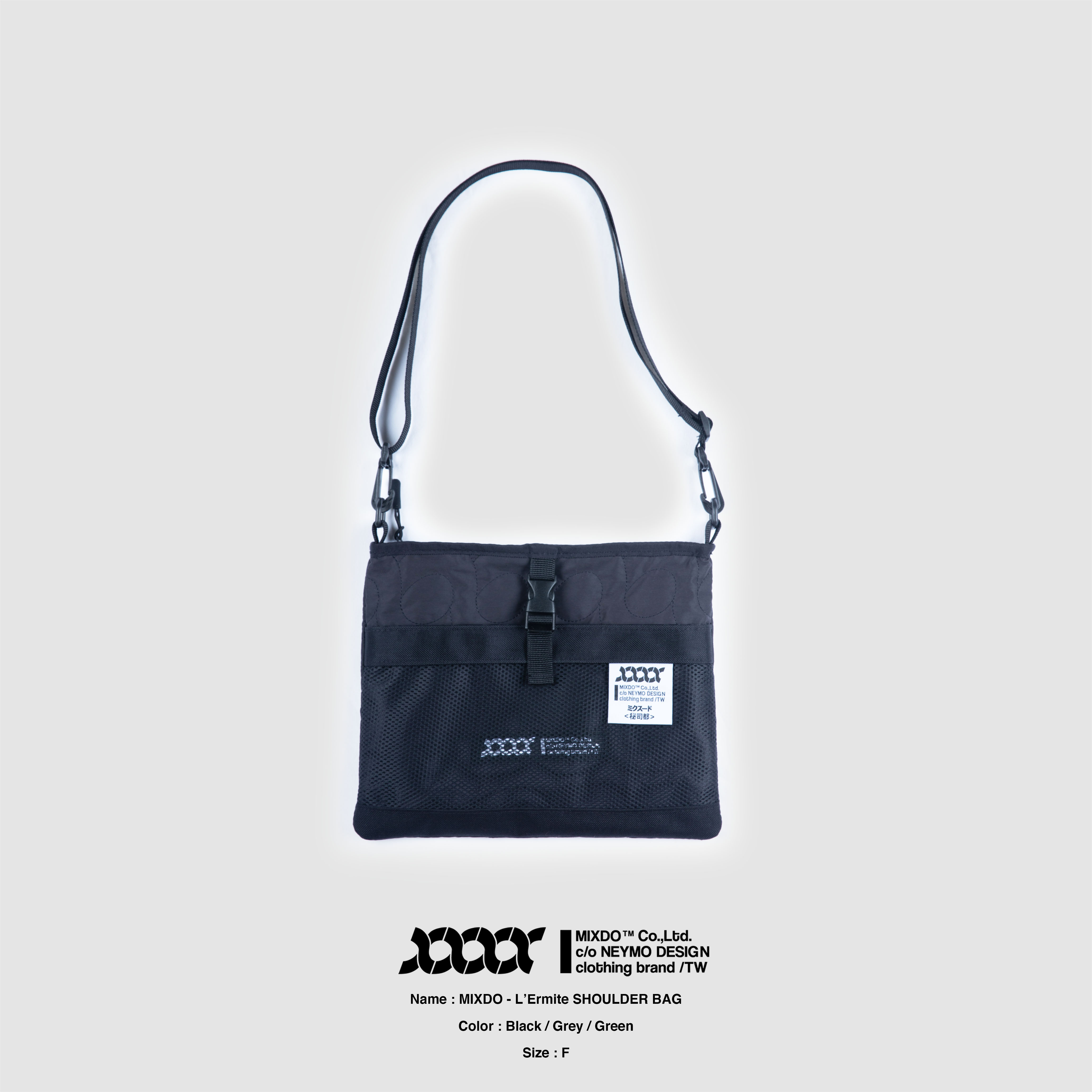 MIXDO - L'Ermite SHOULDER BAG-Black