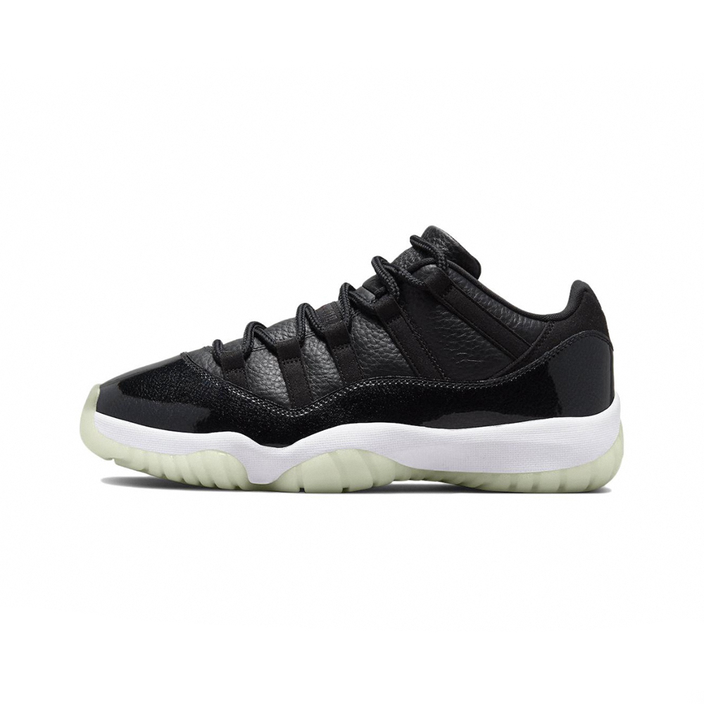 Air Jordan 11 Low "72-10" 黑 大魔王 AV2187-001/528896-001