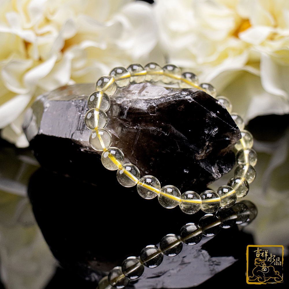 利比亞黃金隕石手珠 8.3mm 提升磁場