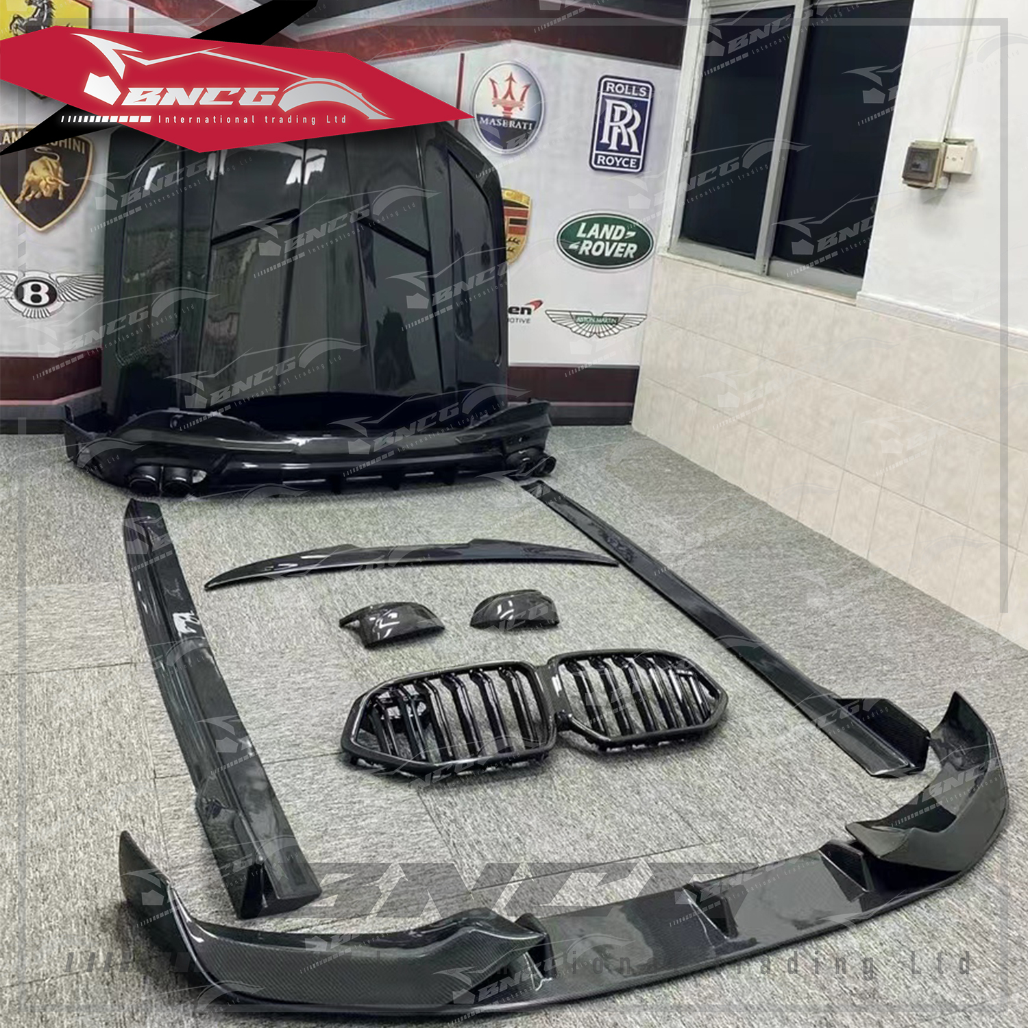 寶馬 BMW G06 X6 19-21年式 卡夢 碳纖維 Larte款 前導流 水箱罩 後照鏡殼 葉子板飾板 側裙 引擎蓋 尾翼 頂翼 後導流 尾飾管