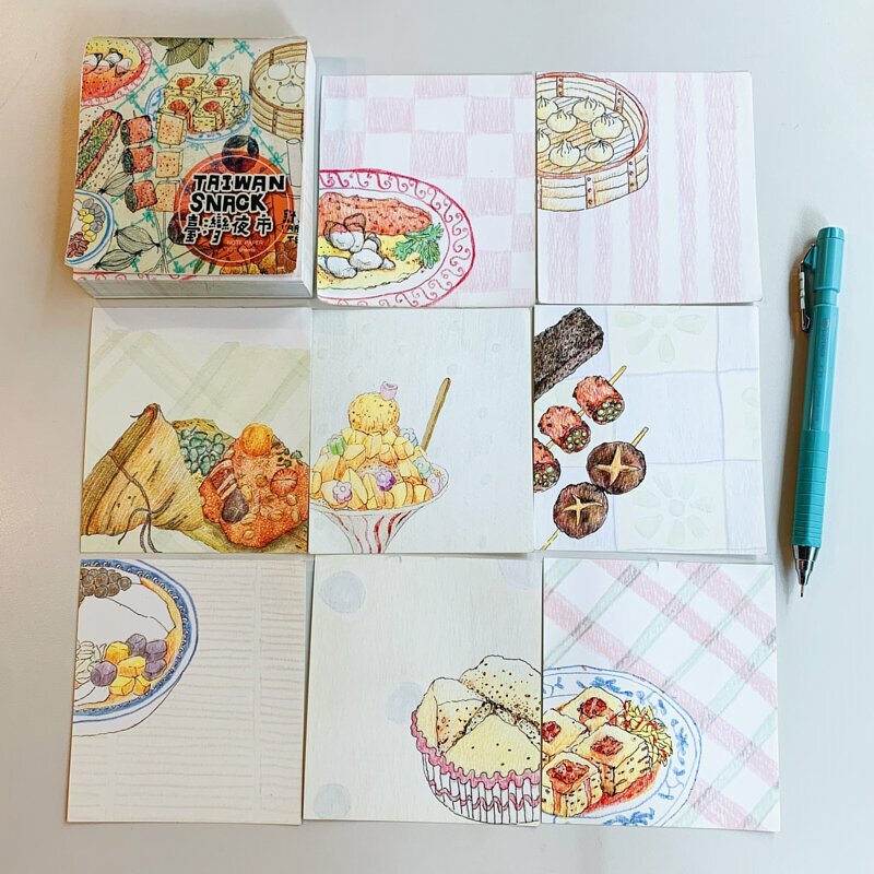 台灣夜市 厚磅便條本｜針線球
