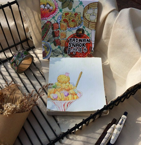 台灣夜市 厚磅便條本｜針線球