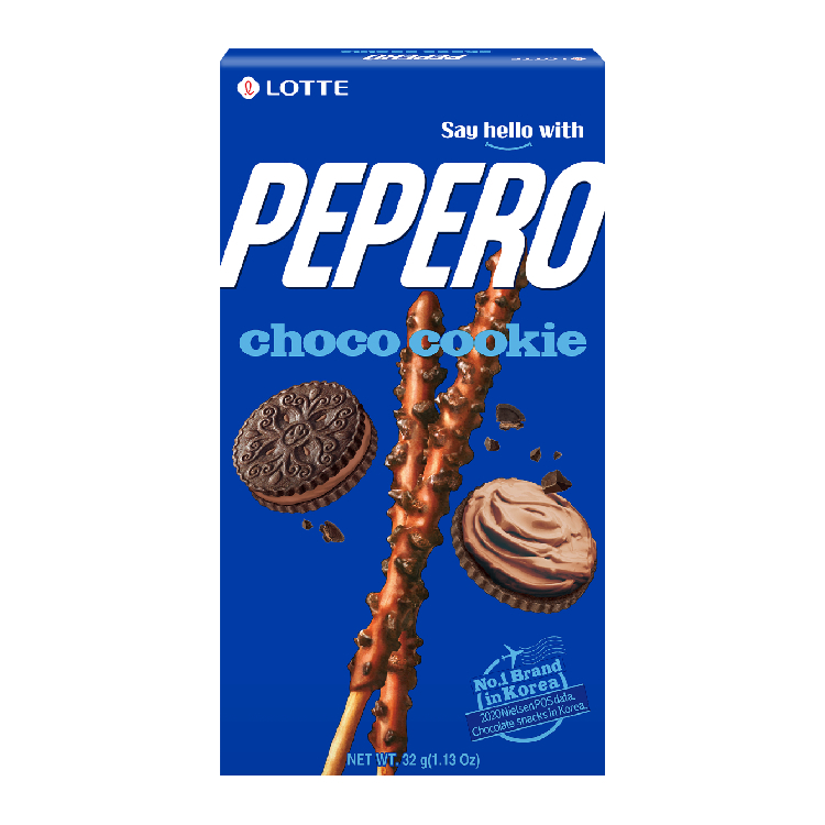 LOTTE PEPERO黑餅乾巧克力棒/32g