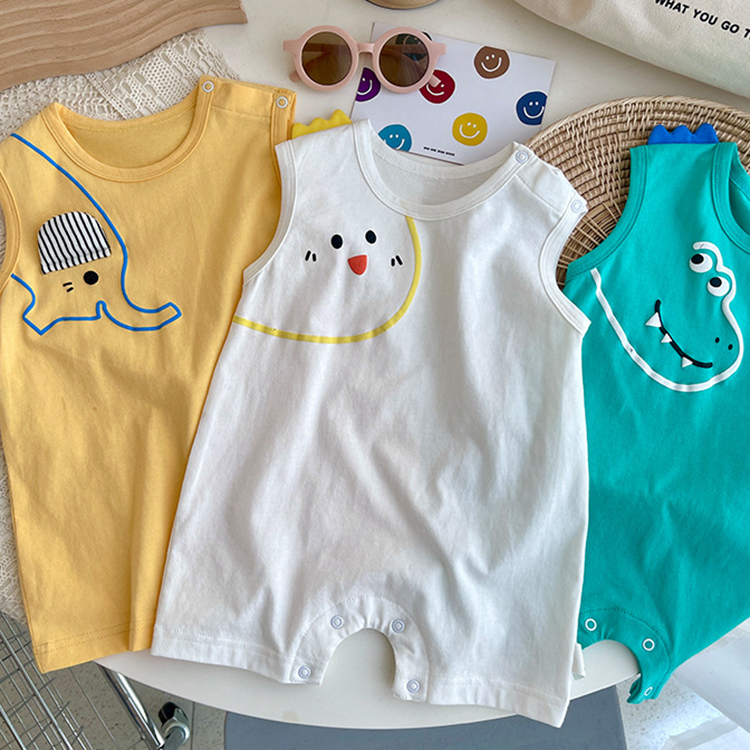 美式可愛印花連身衣