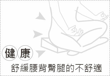 打坐墊的推薦-源之氣靜坐墊健康舒緩腰背臀腿的不適