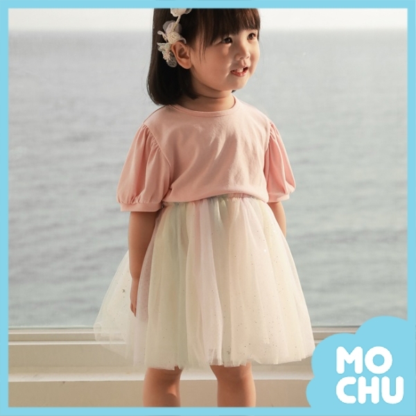 小天使翅膀泡泡袖上衣(三色)