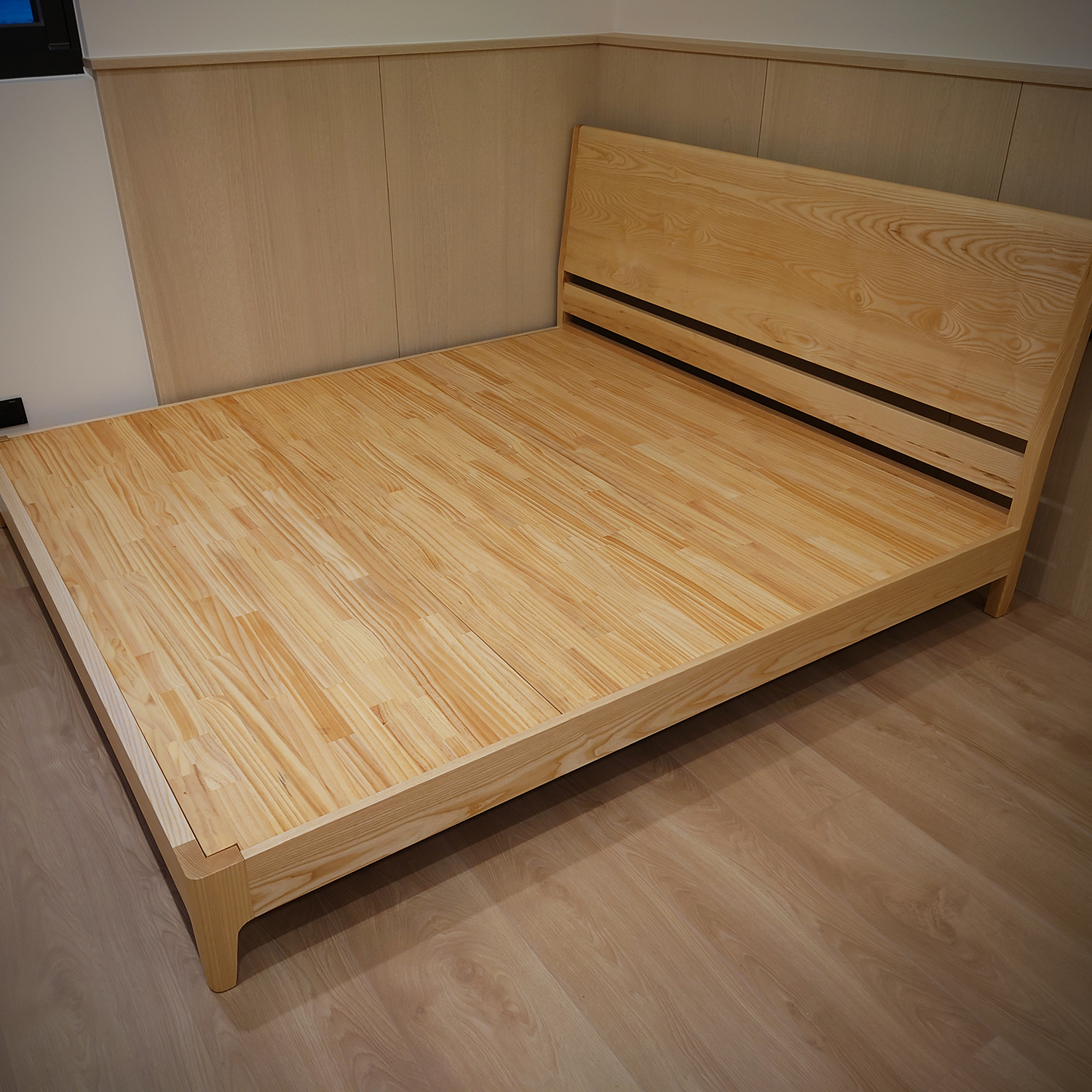 時光-全實木造型床架(可訂製)