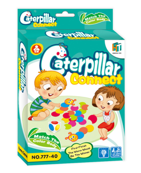 毛毛蟲顏色配對遊戲 777-40