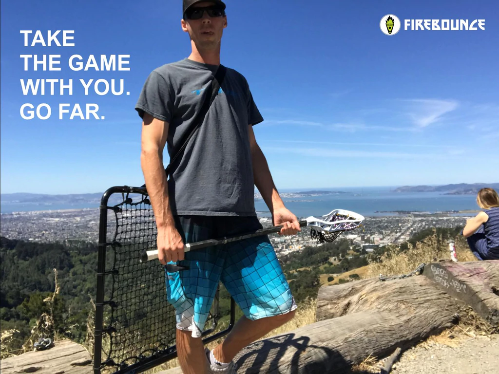 Firebounce | Transportable Lacrosse Rebounder
